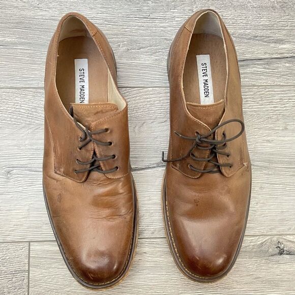 Brown Steve Madden oxford size 9.5 - Picture 2 of 8